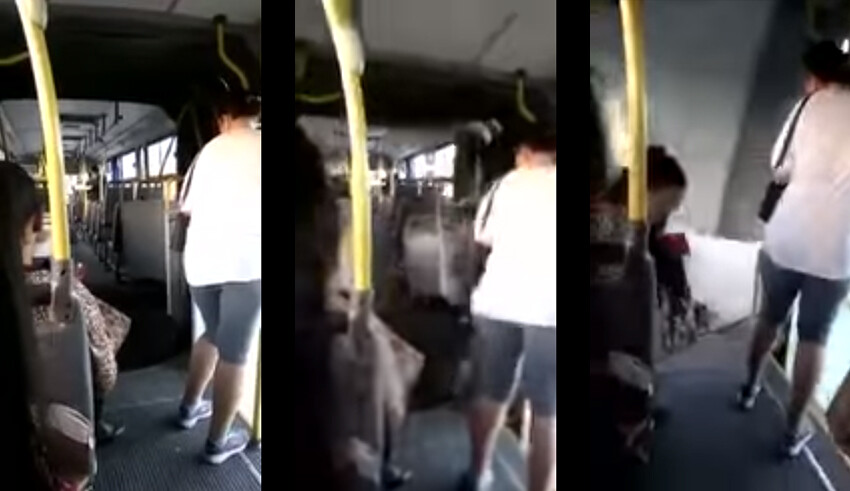 Ônibus articulado se parte ao meio e assusta passageiros