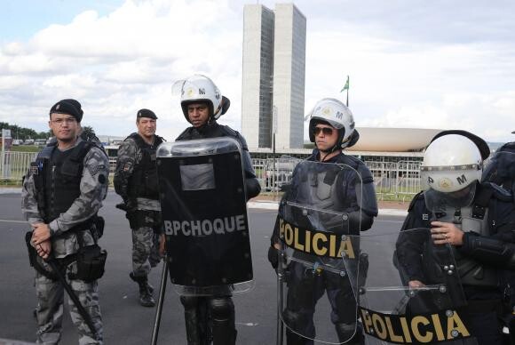 Segurança reforçada hoje na área central de Brasília