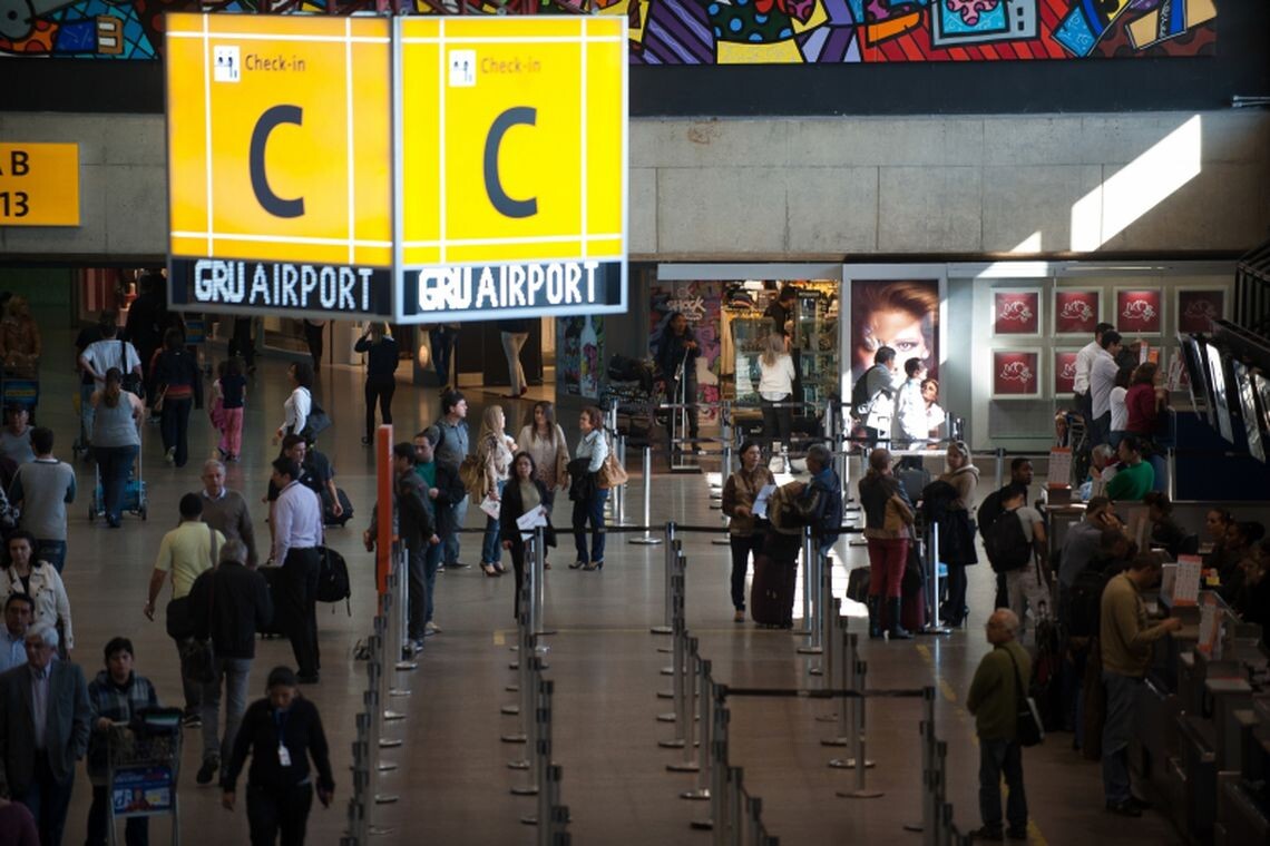 Aeroporto de Guarulhos tem recorde de movimento de passageiros em 2018