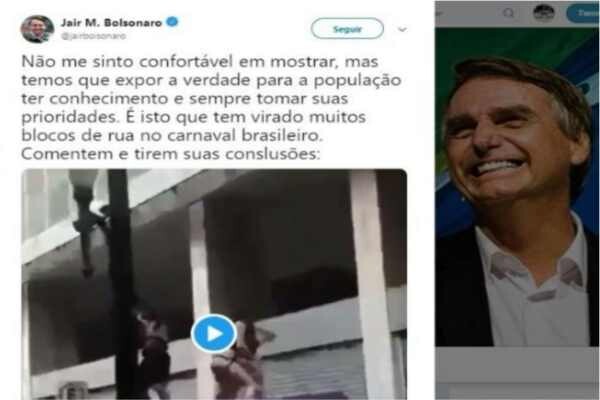 Presidência diz que Bolsonaro não teve intenção de criticar Carnaval