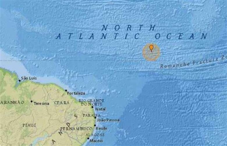 Tremor de terra é registrado na costa do Nordeste