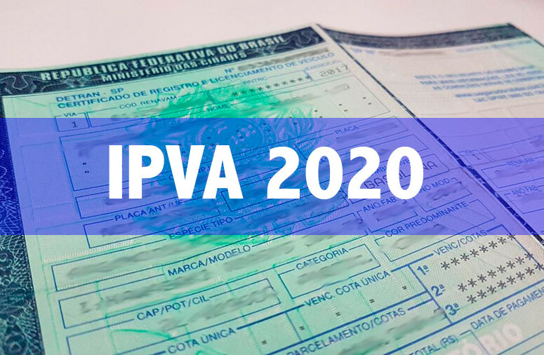 Desconto para pagamento à vista do IPVA 2020 é de 15% até 31 de janeiro