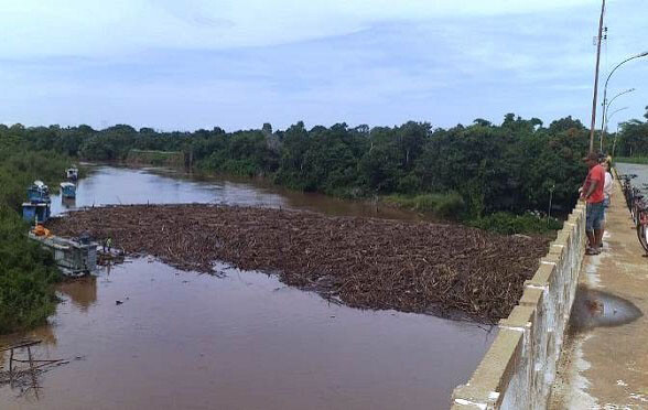 Laudo conclui ser “fenômeno natural” material que obstruiu leito do rio Miranda