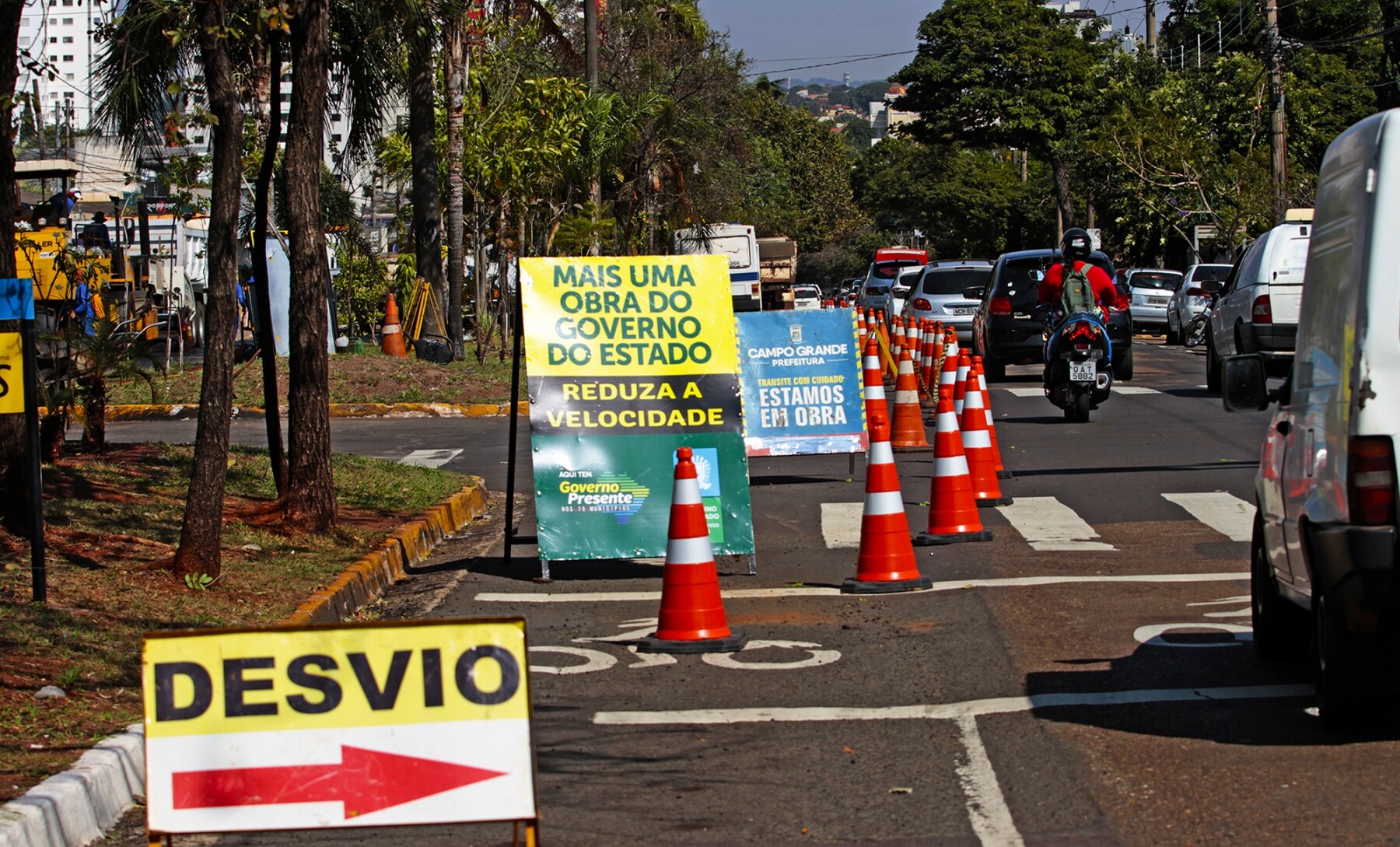 Recapeamento da Avenida Mato Grosso segue em ritmo acelerado